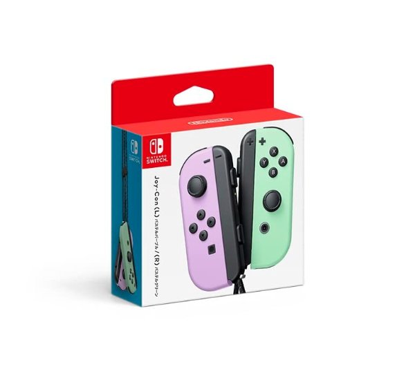 Switch Joy-Con 淡雅紫色/淡雅绿色