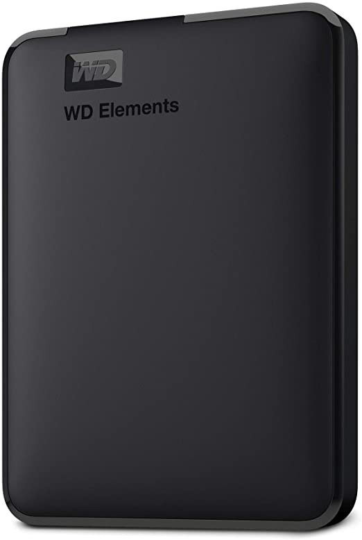 WD 2TB Elements Portable USB 3.0 High-Capacity Hard Drive, WDBU6Y0020BBK, WESN,Black