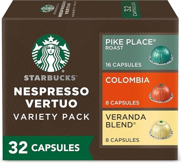 Nespresso多种装咖啡 32 粒单份胶囊