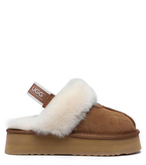 Australia Shepherd Ugg 厚底拖鞋