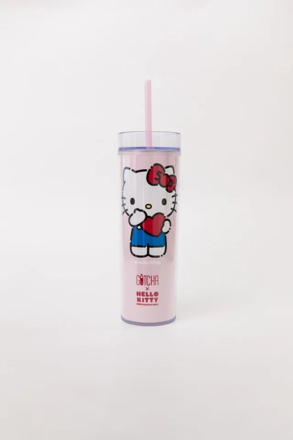 Hello Kitty 双层吸管杯 450ml