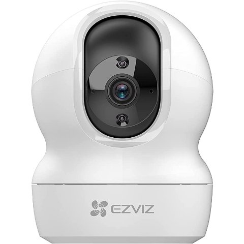 EZVIZ家庭安全摄像头、2K+ WiFi 监控摄像头、360° 平移/倾斜室内 IP 摄像头、婴儿监视器、夜视、双向通话、自动跟踪、运动警报、云/SD 存储 | CP1 4MP