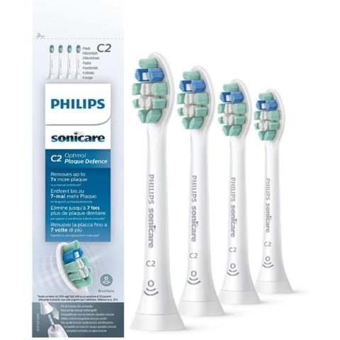 Sonicare C2 电动牙刷头 4支装 白色