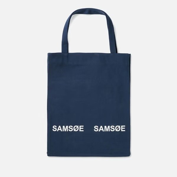 Samsøe Samsøe 再生棉帆布手提包