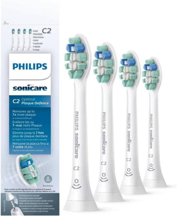 Sonicare C2 替换牙刷头 4只