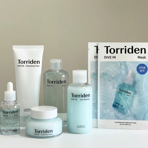 红书爆款玻尿酸面膜$32/10片韩系护肤💧Torriden 3.6折起！满$20送玻尿酸安瓶精华20ml