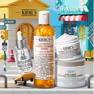 Kiehl's 清仓大促💥 全部7️⃣折！明星6件套仅$81(价值$140)