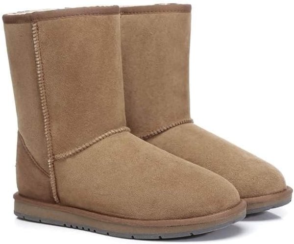 UGG Australia 驼色中筒靴