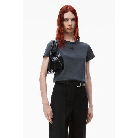 Puff Logo Shrunken Tee In Cotton Jersey main image 1