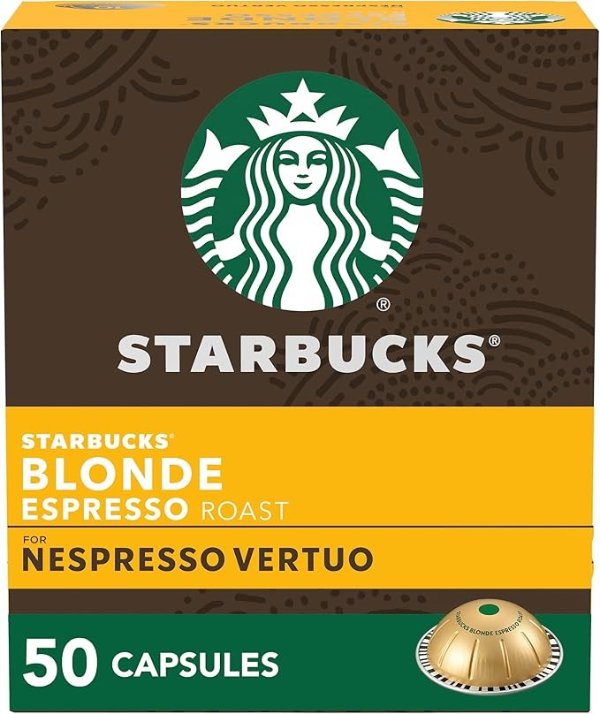 Nespresso Blonde Roast 浓缩咖啡胶囊 50粒