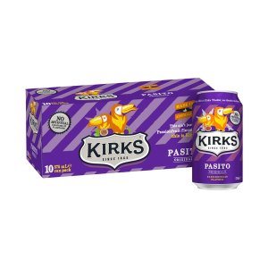 Kirks 百香果味汽水 10x375mL | 10 Pack