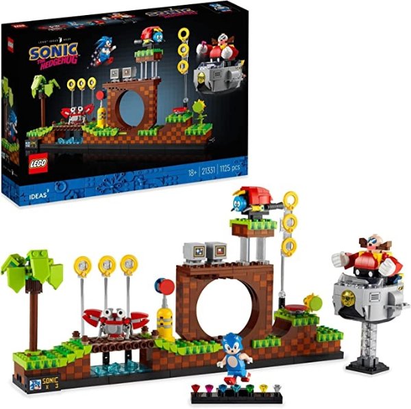 Ideas Sonic The Hedgehog – Green Hill Zone Building Kit; Millennials 21331