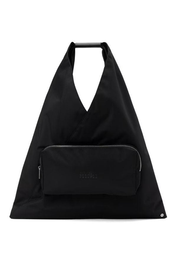 黑色中号 口袋tote