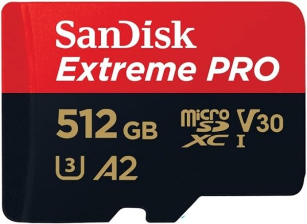 512GB Extreme PRO microSDXC 存储卡