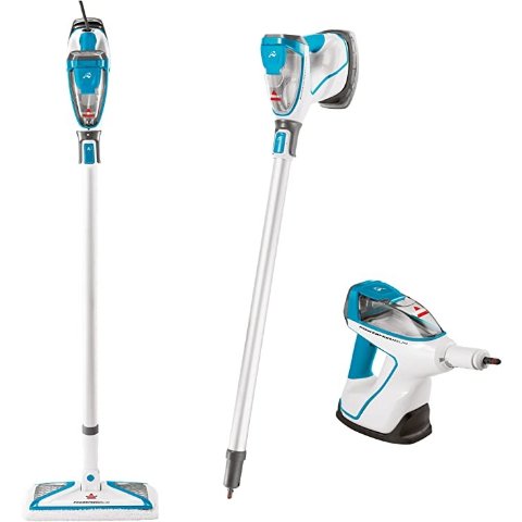 BISSELL PowerFresh Slim Steam Cleaner System, 2233F Steam Mop Disco Teal