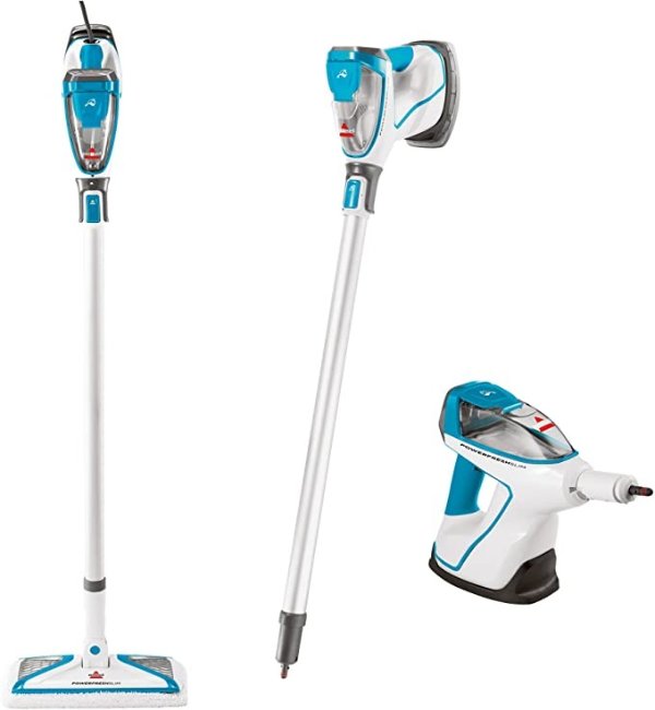 BISSELL PowerFresh Slim Steam Cleaner System, 2233F Steam Mop Disco Teal