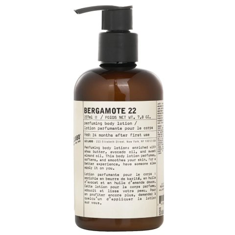 Bergamote 22 香柠檬身体乳 237ml