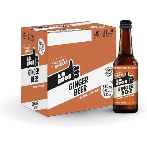 Lo Bros Ginger Beer 330ml x 8 瓶