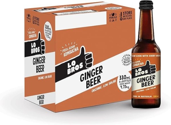 Lo Bros Ginger Beer 330ml x 8 瓶