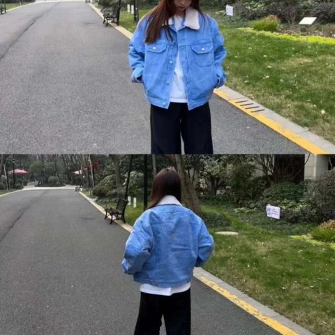 Acne Studios毛领牛仔夹克