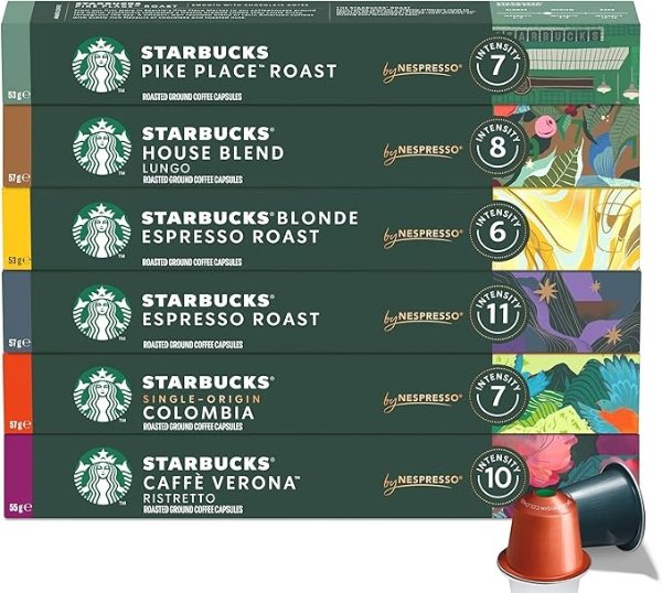 Starbucks 胶囊咖啡组合 60 Capsules