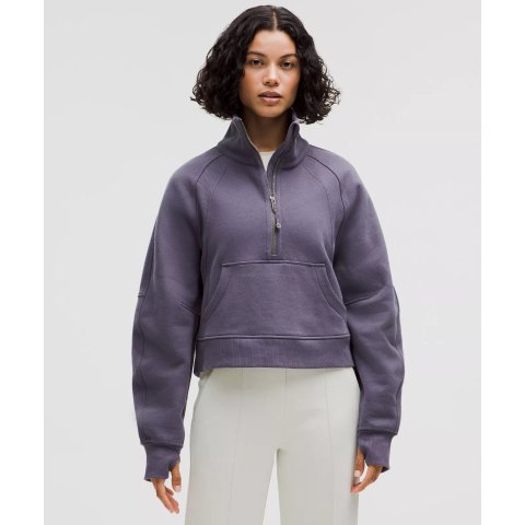 lululemon10月新色！Scuba 紫色卫衣