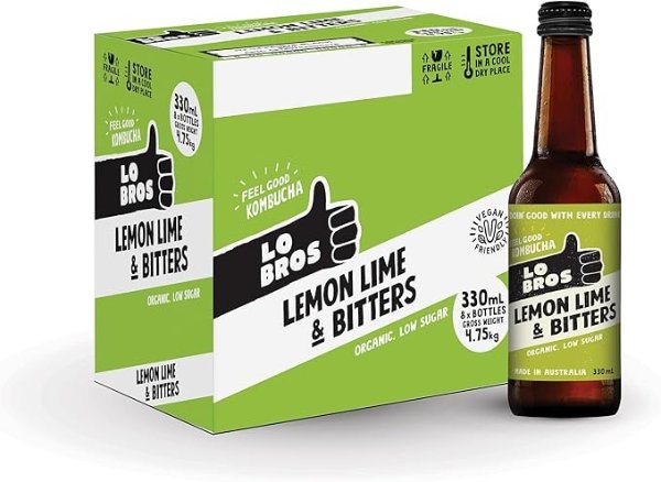 Lo Bros 柠檬味 330ml x 8 瓶