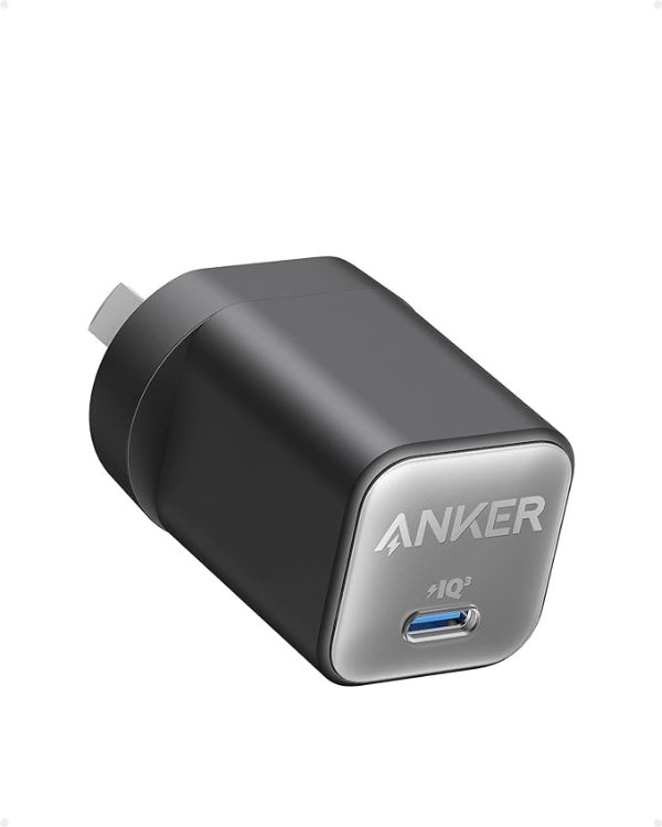 USB C GaN 充电器 30W, Anker 511 Charger (Nano 3), 