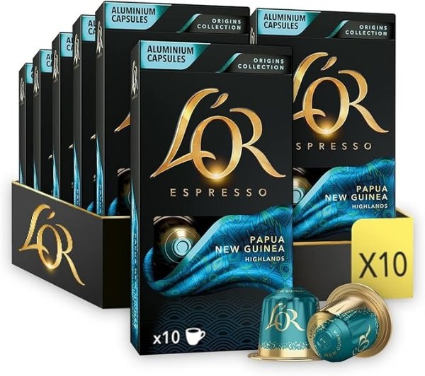 L’OR 咖啡胶囊 (10x10 Pods Pack)