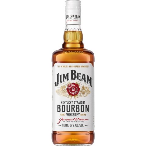 Jim Beam 白标波本威士忌 1L