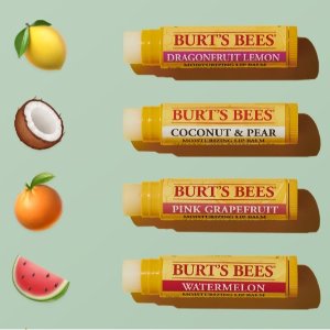 Burt's Bees 伯特小蜜蜂超好价！润唇膏低至$3/支