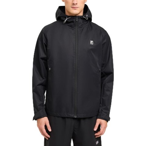 黑色拉链冲锋衣