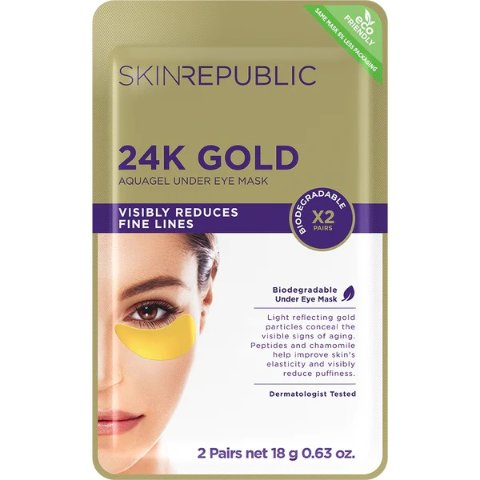 skinrepublic 24K黄金眼膜 2对