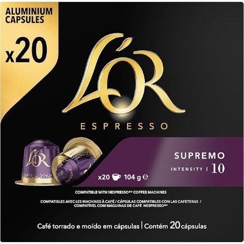 L'OR Espresso Coffee Supremo - 200 粒咖啡胶囊