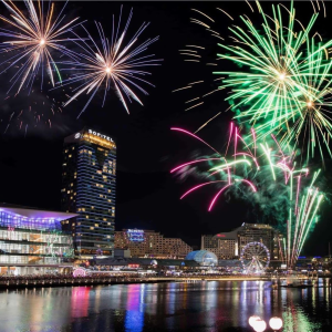 悉尼 Darling Harbour 11-12月 每周六上演烟花秀🎆