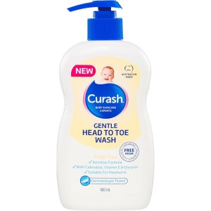 Curash婴儿洗发沐浴2合1沐浴露 400ml
