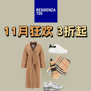 Residenza 11月狂欢💥 JimmyChoo高跟鞋$554、TB包包$218