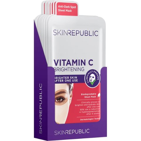 skinrepublic 维生素C焕白面膜 10片