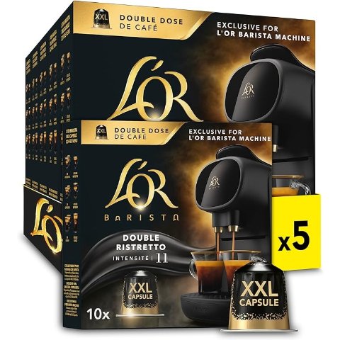 L'OR Espresso BARISTA 双倍 Ristretto 浓度咖啡胶囊 50粒