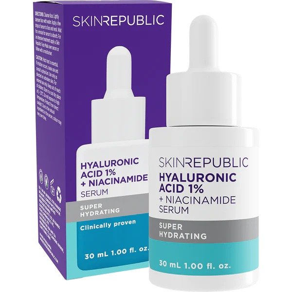 skinrepublic 玻尿酸 1% + 烟酰胺2% 精华 30ml