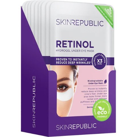 skinrepublic  视黄醇淡纹眼膜 10包（3对/包)