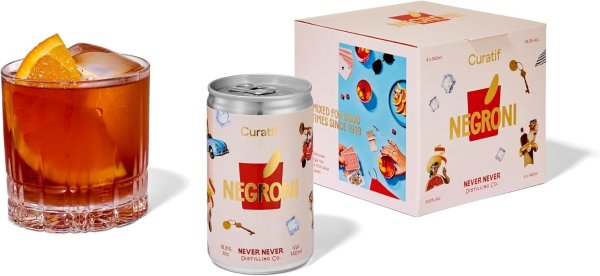 Curatif Negroni 鸡尾酒140ml - 18.8% 酒精度