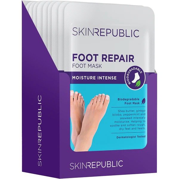 skinrepublic 保湿足膜 10对