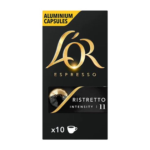 L'OR 浓缩咖啡 - Ristretto - 每包 10 粒胶囊