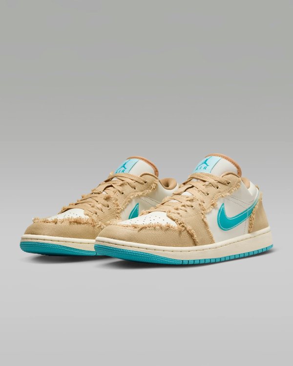 Air Jordan 1 Low SE 'Wave' Tiffany蓝米白