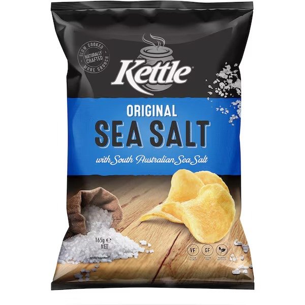 Kettle Classic 海盐片薯片 165g