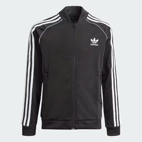 Adidas之帅！之经典！黑色三叶草夹克