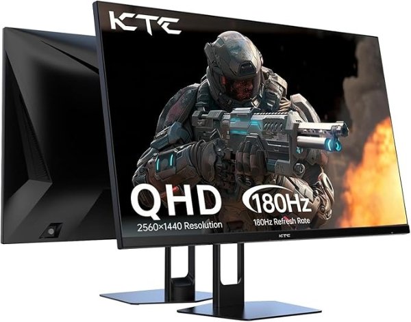 KTC 27”180Hz QHD(2560× 1440p) 游戏显示器