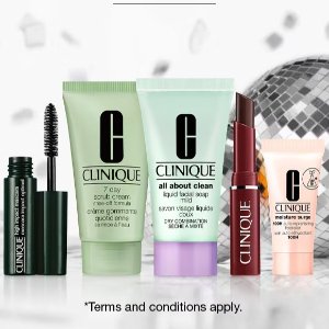 Clinique 12月送好礼 | 收限定版小黄油、镭射瓶、卸妆膏