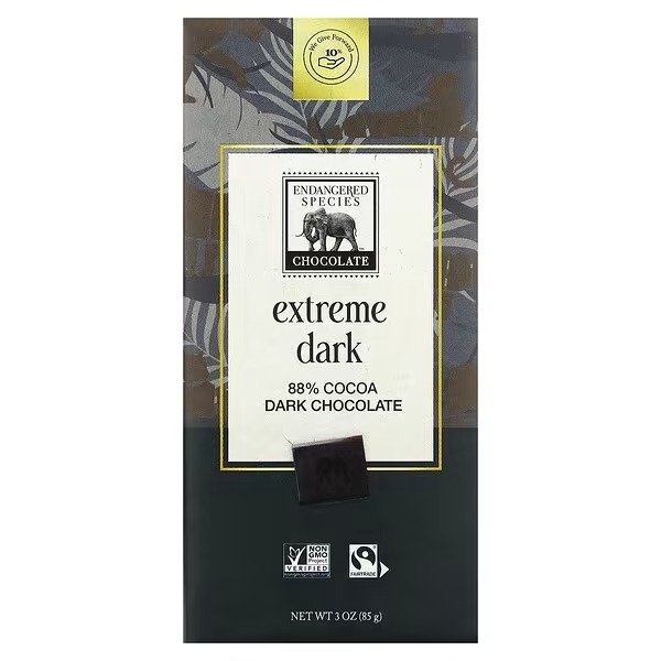 Endangered Species Chocolate,黑巧克力，